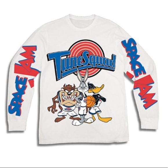 Space Jam Shirts Tops Space Jam Tune Squad Long Sleeve Youth Large Poshmark